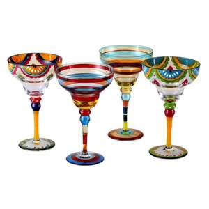 Mayorista Pintado a Mano <span class=keywords><strong>Margarita</strong></span> Vaso Único Y Decorativo <span class=keywords><strong>Margarita</strong></span> Vasos Restaurante Whisky Copa Blanco Rojo Caja Fiesta - Product Image 3