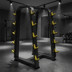 Soporte de Acero Resistente para Barra de Pesas, Multi-Posición, para Gimnasios Comerciales, Directo de Fábrica - Product Image 4