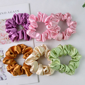 ยางรัด<span class=keywords><strong>ผม</strong></span>แฟชั่น42สีสำหรับผู้หญิงมัด<span class=keywords><strong>ผม</strong></span>ด้วยไหมซาติน3.5ซม. - Product Image 3