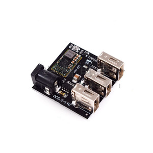 ตัวแปลง DC 3พอร์ต USB ชาร์จโมดูล5V อินพุต8A 5.6V 14V บอร์ดเมาท์ - Product Image 1