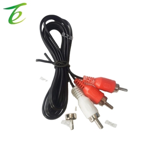 บัวสองชั้นเป็นคู่บัว2 RCAto2RCA 2เป็นคู่สัญญาณเสียงโทรทัศน์สี่สาย - Product Image 1