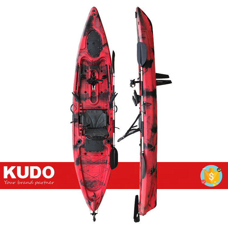 Single Kajak Fishing Pedal Kayak Canoe