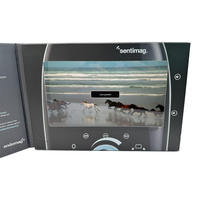 Brochure vidéo numérique personnalisée avec écran LCD créatif pour le marketing d'entreprise et de marque