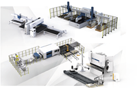 Centre de pliage de panneaux CNC 2500 mm avec changement d'outil automatique, plieuse de tôles, plieuse de boîtes