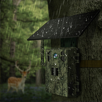 JerderFo H6 Ucon Cellulaire Cellulaire 4G LTE Cerf Live stream Trail Caméra Chasse Caméra 4G Caméra faune 940 No Glow Panneau Solaire