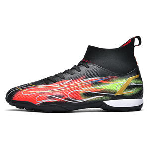 Chaussures de football montantes pour hommes 2023 – Crampons respirants en PU pour terrain synthétique et futsal, idéales pour l'extérieur en été - Product Image 6