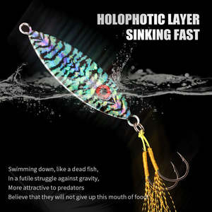 <span class=keywords><strong>Esca</strong></span> <span class=keywords><strong>da</strong></span> <span class=keywords><strong>Pesca</strong></span> a Cucchiaio in Piombo <span class=keywords><strong>con</strong></span> Stampa 3D per Sgombri, Jig Slow Pitch <span class=keywords><strong>con</strong></span> Ami Assist, per Acqua Salata, <span class=keywords><strong>da</strong></span> Barca e <span class=keywords><strong>da</strong></span> <span class=keywords><strong>Riva</strong></span>, 50g - Product Image 4