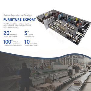 Scrivania da <span class=keywords><strong>Ufficio</strong></span> Modulare di Lusso a Forma di L, Robusta, per Dirigenti e Manager - Product Image 4