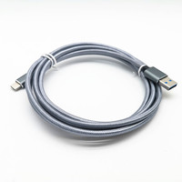 Cable USB 3.0 de Nailon TPE con Conductor de Cobre Puro para Carga Rápida de Teléfonos Móviles, Transferencia de Datos, Banco de Energía y Computadora, Disponible en 1m/3m/5m