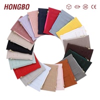 Hongbo Best Selling A7 Saffinano Epi Leather Loose Fly Leaf with Pouch and Card Slots for Budget Binder