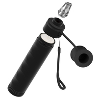Paille filtrante à eau miniature de haute qualité pour la survie en plein air, pour la préparation aux situations d'urgence, la randonnée, le camping, sans BPA