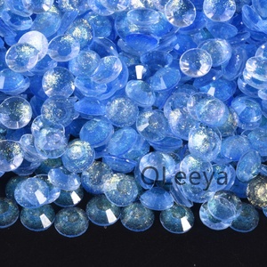Oleeya Usine En Gros 6mm Flatback Strass Galaxy Série Résine Non Hot Fix Strass sur Strass pour Gobelets Résine Artisanat - Product Image 3