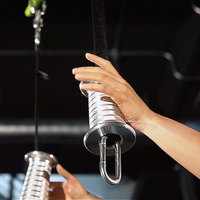 Poignées de tirage en alliage d'aluminium pour biceps et triceps, accessoire professionnel d'entraînement des bras