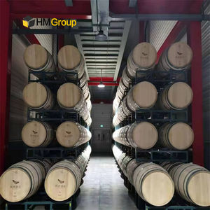 כבד מתכת מותאם אישית פלדה stackable 3 פתרון אחסון גבוה 4 יין חבית בקבוק מתלה - Product Image 6