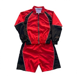 Chaqueta Cortavientos Deportiva Personalizada con Bordado Gráfico, 100% Poliéster, Ecológica, Impermeable, Ligera, con Parches, 2 Piezas - Product Image 1