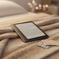 Perangkat E-Book Multimedia E-Reader Layar Warna 7-inci Bahasa Inggris dengan Pemutar Musik 512M RAM + 16GB Opsional 2+32