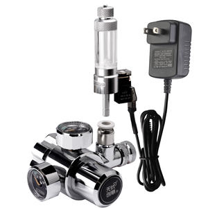 Régulateur de <span class=keywords><strong>CO2</strong></span> pour aquarium avec double manomètre, compteur de bulles et électrovanne pour système de <span class=keywords><strong>CO2</strong></span> d'aquarium - Product Image 1