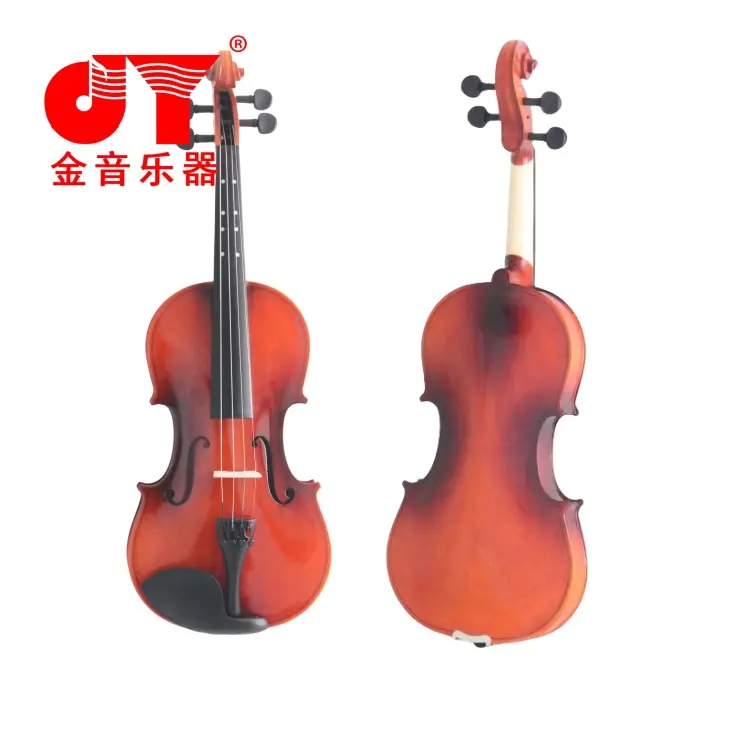 JY Adult Violin 4/4 All Solid Wood Violin Profesional with Case