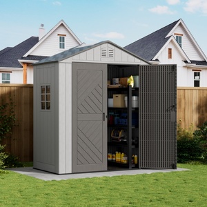 Plastic Garden Shed Eco-Friendly UV Resistant Waterproof Outdoor Storage for Backyard Patio <b>Tools</b> Room KY-H51 the Storage Room K - Product Image 4