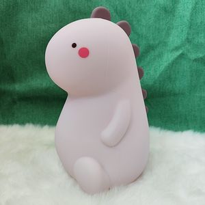Veilleuse LED tactile en silicone en forme de dinosaure pour chambre d'enfant, lampe de bureau à pression, rechargeable par USB, OEM 2026 - Product Image 6