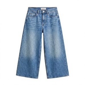 REALLYFOUR Jeans de mezclilla rectos para hombre, cintura media, corte regular, algodón lavado a la piedra, estilo casual urbano, cortavientos, color liso/con letras - Product Image 1