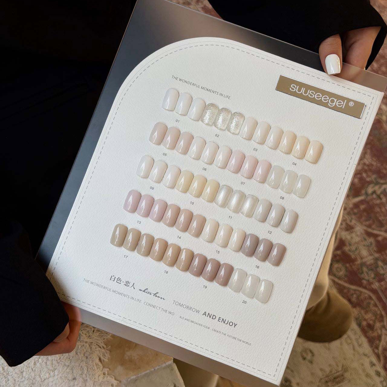 20 couleurs/ensemble