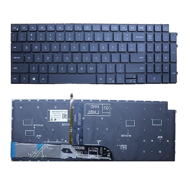 Replacement US Backlit Laptop Keyboard for DELL Vostro 15 3510 3515 3520 P112F 3525 5510 5515 7510 P117F003 Key Board