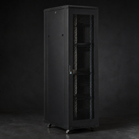 Armoire serveur 42U sur pied 600x1000mm 19 pouces avec porte en maille perforée pour centre de données et colocation – En stock
