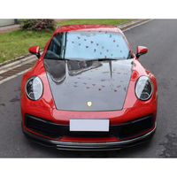 Nouveau capot avant en fibre de carbone sèche style OEM pour 911 992 2018-Présent avec boulons, pièces et accessoires de carrosserie automobile