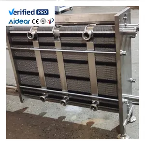 Aidear Hot quality M6M Marine oil Ti Fresh water stainless steel gasket plate heat exchanger