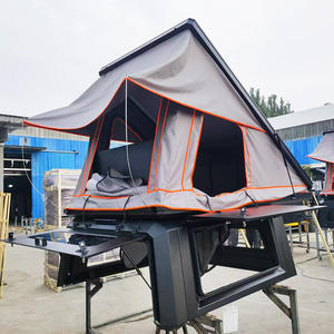 Tente intégrée à couverture élevée pour camionnette tente de toit de <span class=keywords><strong>camping</strong></span> en plein air pliante étanche bâche de voiture portable pour la conduite autonome - Product Image 4