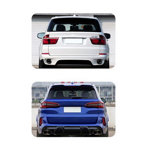 Para <span class=keywords><strong>BMW</strong></span> X5 E70 2008-2013 actualización a <span class=keywords><strong>2022</strong></span> G05 X5M F95 estilo cuerpo Kit parachoques capó faro guardabarros viejo a nuevo E70 actualización G05 - Product Image 4