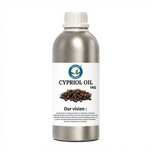 Huile essentielle de Cypriol (Nagarmotha) de 1 kg, liquide ambré foncé à brun, pour formulations aromatiques - Katyani Exports du Madhya Pradesh - Product Image 1