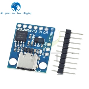 TINY85/<span class=keywords><strong>ATTINY85</strong></span> Digispark บอร์ดพัฒนาไมโครโมดูล <span class=keywords><strong>ATTINY85</strong></span>สำหรับ Arduino IIC <span class=keywords><strong>I2C</strong></span> USB สีน้ำเงินสีดำ - Product Image 5
