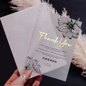 Tarjeta de Invitación de Boda de Lujo Personalizada, Translúcida, con Deseos y Agradecimientos, Papel de Ácido Sulfúrico - Product Image 1