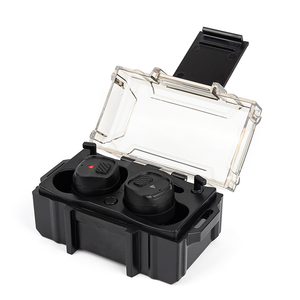 سدادات أذن إلكترونية بخاصية إلغاء الضوضاء بتقنية البلوتوث، وقت تشغيل 26 ساعة، حماية للسمع أثناء الرماية مع شعار مخصص - Product Image 1