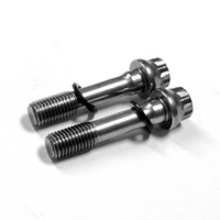 Boulons de bielle Scat 5/16 en aluminium 7075 usinés CNC haute performance, usinés par électroérosion à fil, fixations