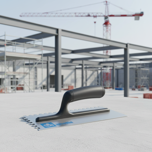 เกรียงฉาบปูนยี่ห้อ AUSONIA ใบมีดเหล็กกล้าคาร์บอน ขนาด 28x12 ซม. พร้อมฟันขนาด 10x10 มม. ด้ามจับทำจากพลาสติก ABS ผลิตในอิตาลี - Product Image 2