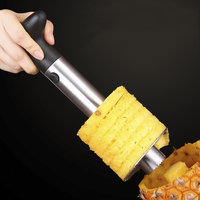 Pelador de Piña de Alta Resistencia, Herramienta para Descorazonar y Rebanar Piñas