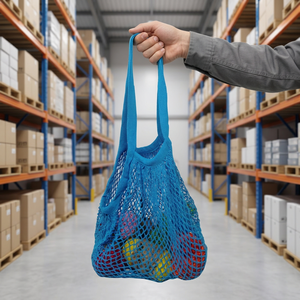 Bulk Custom Mesh Pouches Manufacturer Wholesale Reusable <b>Net</b> <b>Bags</b> for Commercial Buyers - Product Image 1