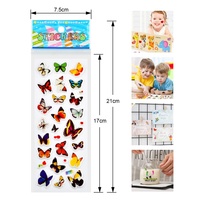 Umweltfreundliche 3D-Puffy-Sticker für Kleinkinder, sichere Schaumstoff-Blasenstickerbögen mit Tier-, Obst- und Auto-Motiven