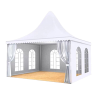 Tente de réception en aluminium, auvent extérieur, abri solaire de jardin, tentes pagode pour événements, expositions et sports - Imperméable et robuste