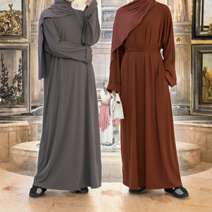 Vestidos Modestos de Moda Loriya para Mujer, Ropa Islámica Elegante, Abayas de Invierno Hechas de Tela de Punto, Estilo Casual para Mujeres Musulmanas - Product Image 3