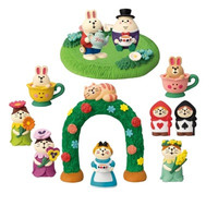 ZAKKA Creative Alice Series Accesorios de Cámara de Juguete de Moda, Miniatura de Resina Hecha a Mano y Pintada a Mano, Gato Hada Piramidal Lindo para Escritorio