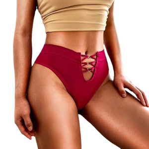 2026 String pour femmes noir, taille haute, sans couture, en maille transparente, de haute qualité, magnifique, avec photos de femmes en string - Product Image 3