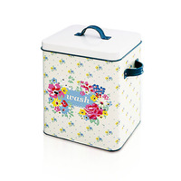 Conteneur de stockage de poudre de détergent à lessive en métal enduit de poudre, boîte en étain de poudre de lavage, organisateur de stockage de linge avec pelle