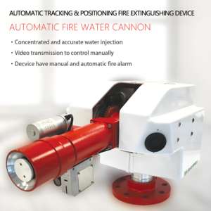 Cañón de Agua Eléctrico para Extinción de Incendios, Monitor de Agua contra Incendios, Flujo de 20L/s, Protección de 50m para Fábrica, Almacén, Hotel - Product Image 2