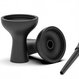 Cazoleta de Silicona Negra para Narguile, 7 Orificios, Ecológica, Duradera, Tipo Libre para Fumar Shisha - Product Image 1
