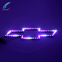 Lumière d'Emblème LED Séquentielle RGBW pour Nœud Papillon Chevy, Éclairage de Calandre Avant Étanche pour Chevrolet