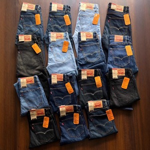 <span class=keywords><strong>Jeans</strong></span> da <span class=keywords><strong>Uomo</strong></span> Invernali Lavati a Vita Media Gamba Dritta Stile Coreano in Denim di Cotone Elasticizzato - Vendita all'Ingrosso - Product Image 2